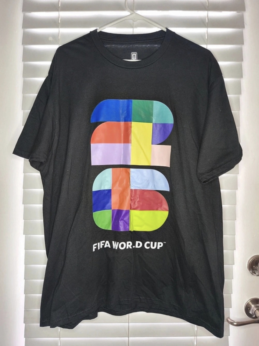 Official FIFA World Cup 2026 Concert T-Shirt Mens Black Soccer Tournament Tee XL